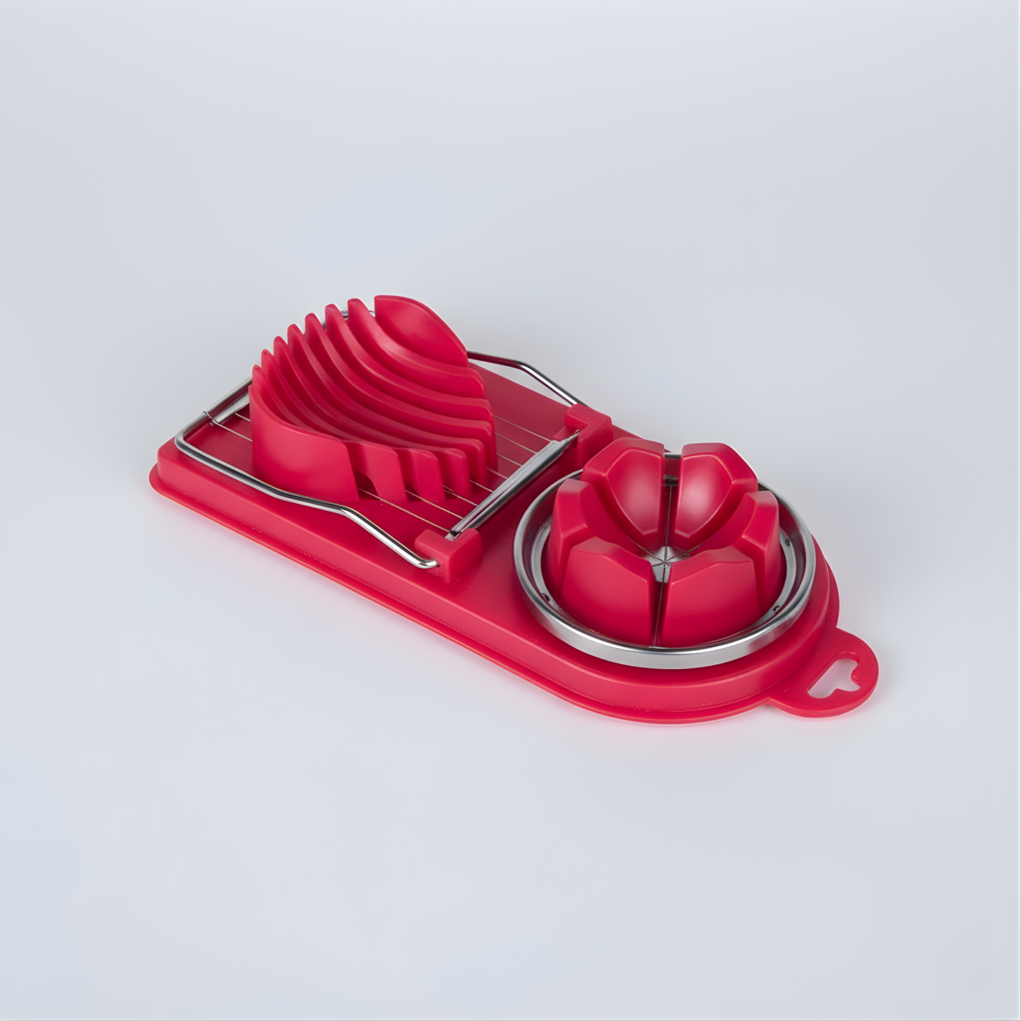 EggMaster Pro – 2-in-1 Stainless Steel Egg & Fruit Slicer