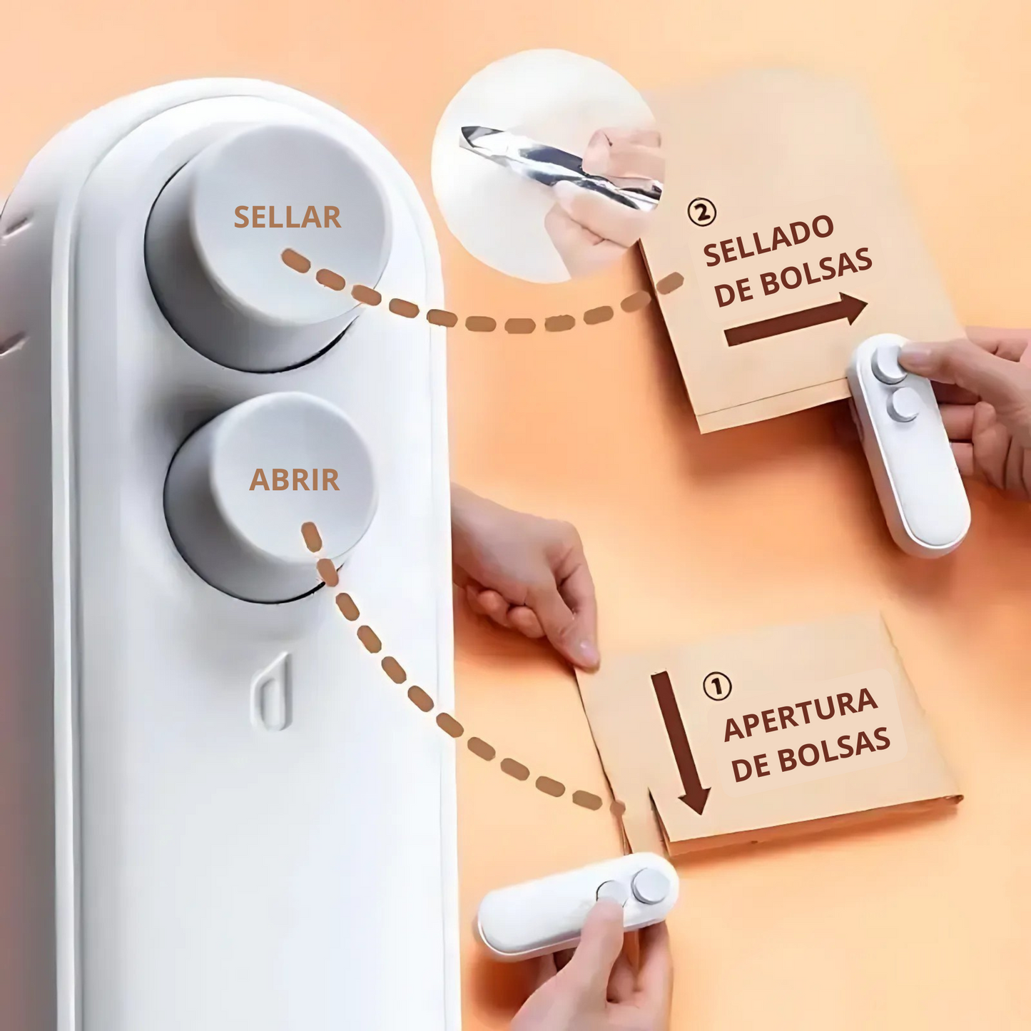 SealRevo - Mini Sellador al Vacío Portátil